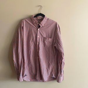 J Crew • plaid long sleeve button down